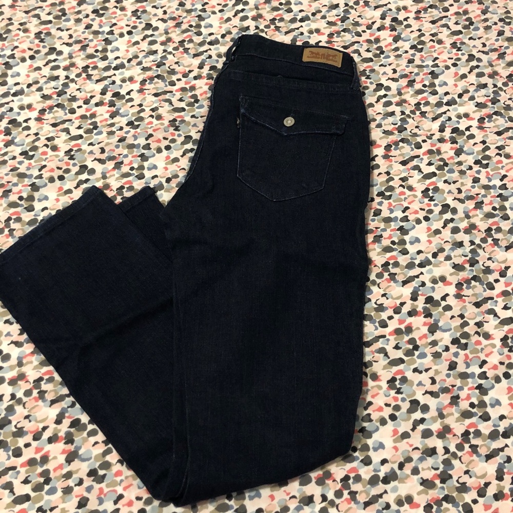 Levi’s perfect waist 525 straight leg jeans
